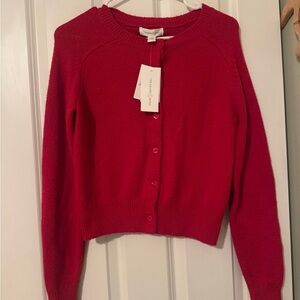 Treasure & Bond Vibrant Red Cardigan